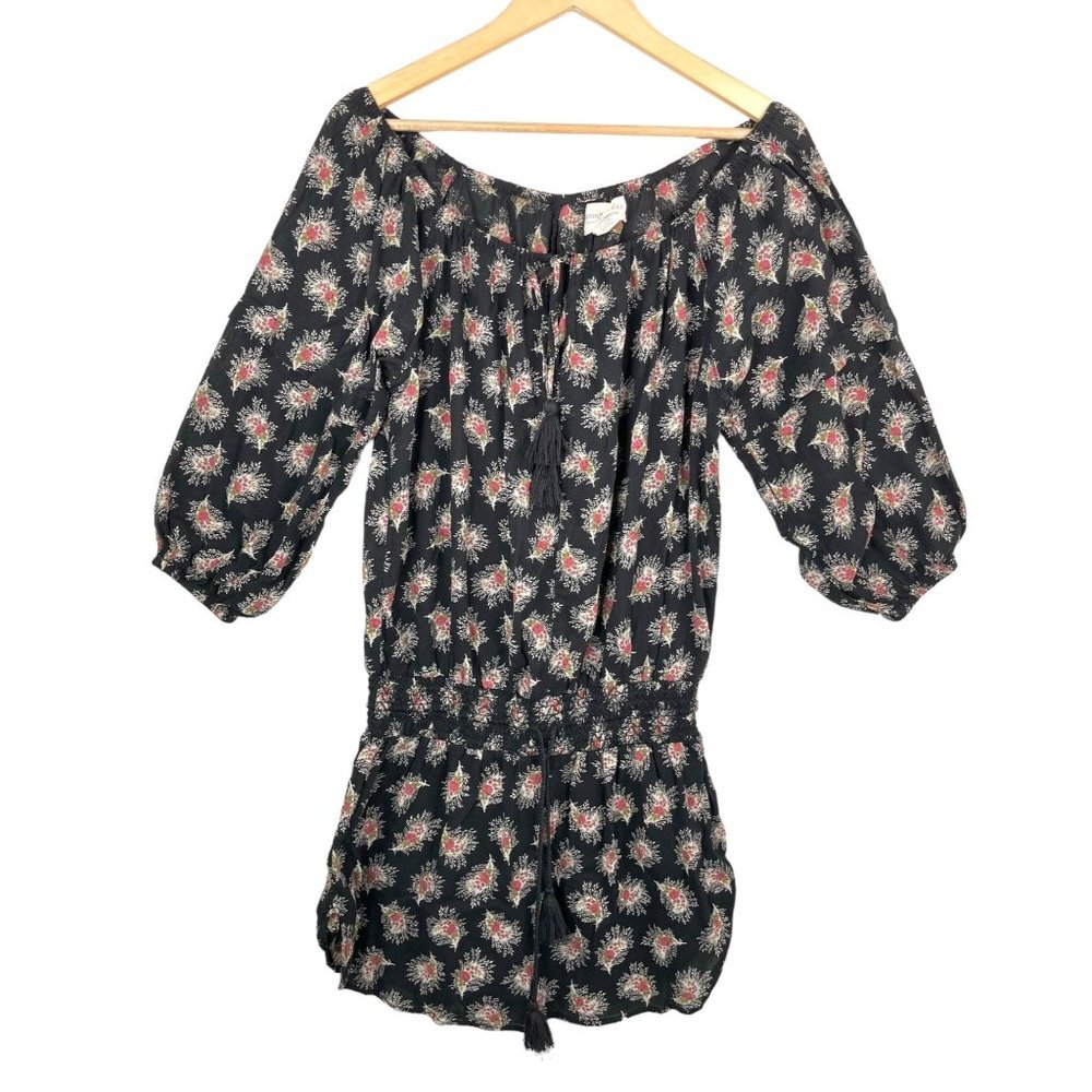 Ralph Lauren Denim & Supply floral viscose tunic sz S